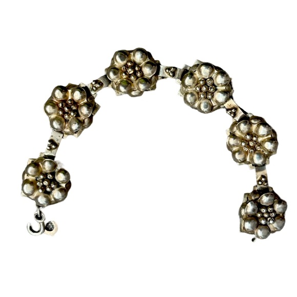RARE Vintage/antique bracelet by Hobe Sterling Design Pat' - Picture 1 of 9